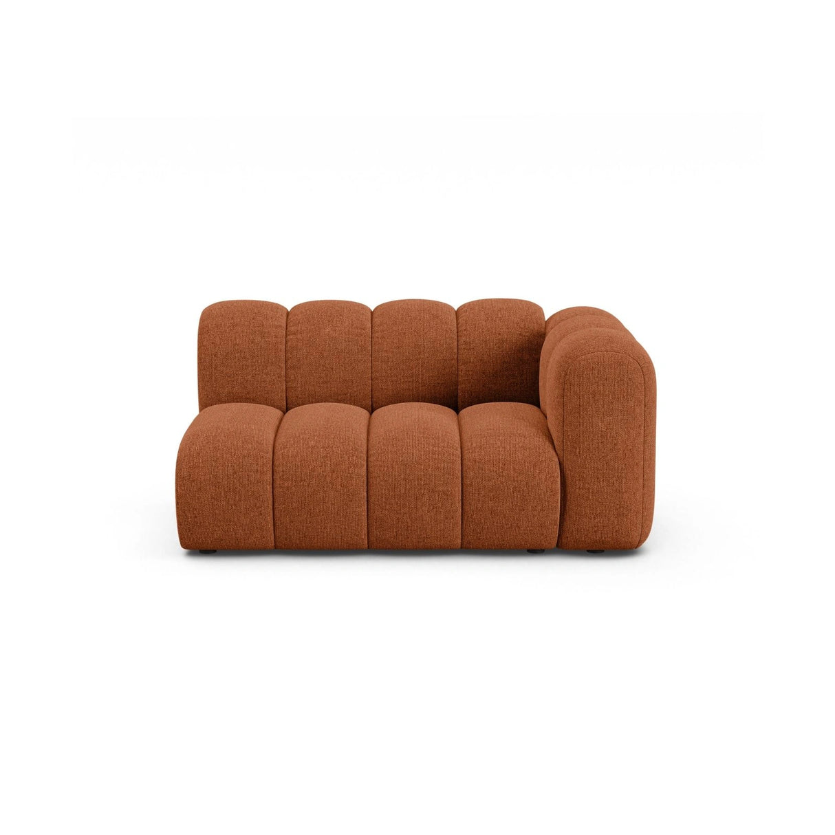 Lupine Modulares 2-Sitzer Sofa Sitzelement, Rechte Seite, aus Chenille in Brick (Eden 10 Terra), 145x95 cm von Micadoni – Bild 1