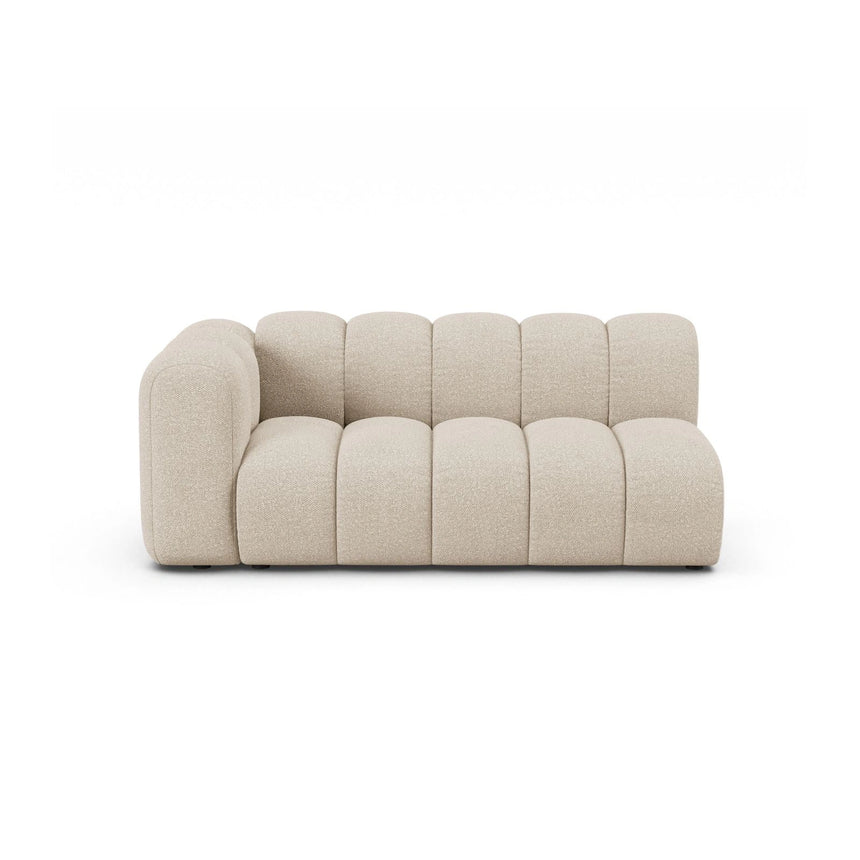 Lupine Modulares 3-Sitzer Sofa Sitzelement, Linke Seite, aus Boucle in Beige (Baloo 2074), 175x95 cm von Micadoni – Bild 1