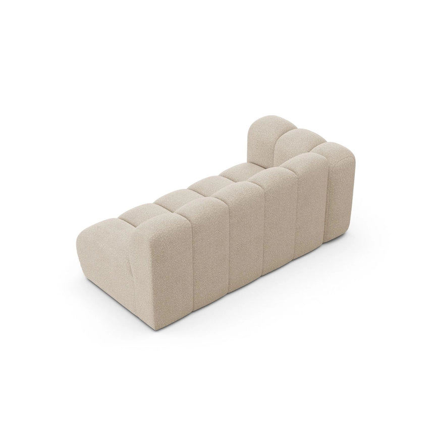 Lupine Modulares 3-Sitzer Sofa Sitzelement, Linke Seite, aus Boucle in Beige (Baloo 2074), 175x95 cm von Micadoni – Bild 4