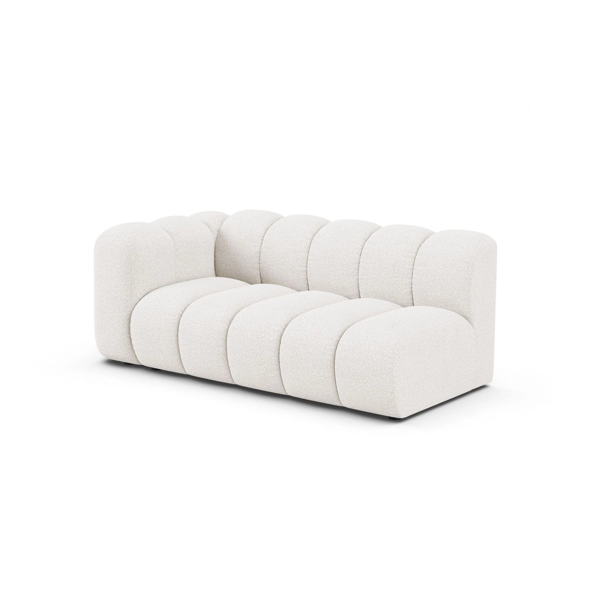 Lupine Modulares 3-Sitzer Sofa Sitzelement, Linke Seite, aus Samt, Chenille oder Boucle, 175x95 cm von Micadoni – Bild 3