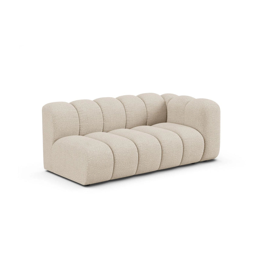 Lupine Modulares 3-Sitzer Sofa Sitzelement, Rechte Seite, aus Boucle in Beige (Baloo 2074), 175x95 cm von Micadoni – Bild 3