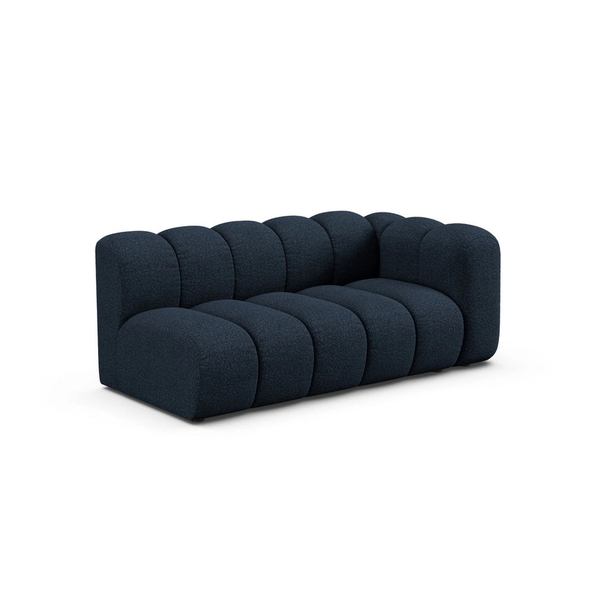 Lupine Modulares 3-Sitzer Sofa Sitzelement, Rechte Seite, aus Boucle in Dunkelblau (Baloo 2088), 175x95 cm von Micadoni – Bild 3