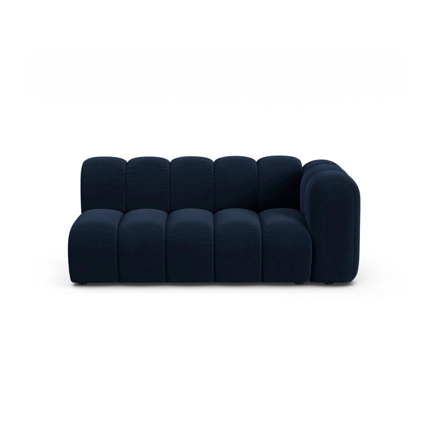 Lupine Modulares 3-Sitzer Sofa Sitzelement, Rechte Seite, aus Samt in Königsblau (Salvador 5), 175x95 cm von Micadoni – Bild 1