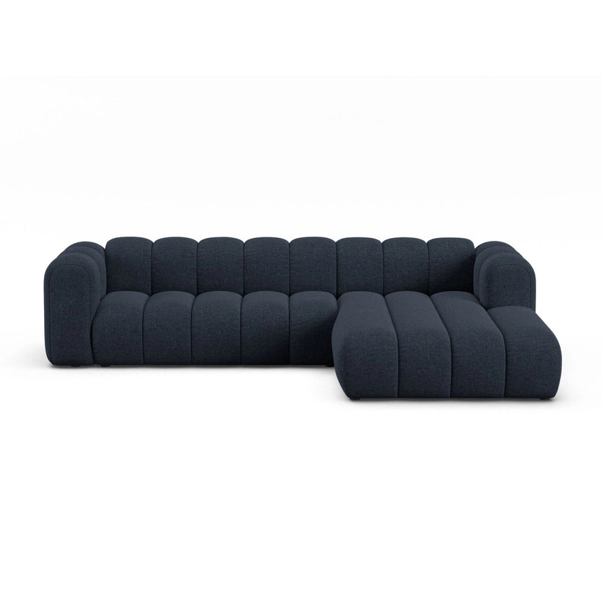 Lupine Modulares 4-Sitzer Ecksofa, Rechte Seite, aus Chenille in Marineblau (Eden 16 Deep Blue), 290x177 cm von Micadoni – Bild 1