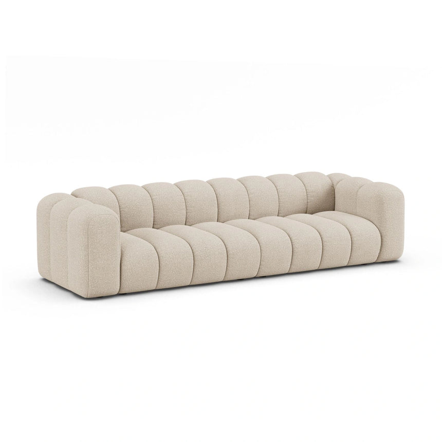 Lupine Modulares 4-Sitzer Sofa aus Boucle in Beige (Baloo 2074), 290x95x70 cm von Micadoni – Bild 3