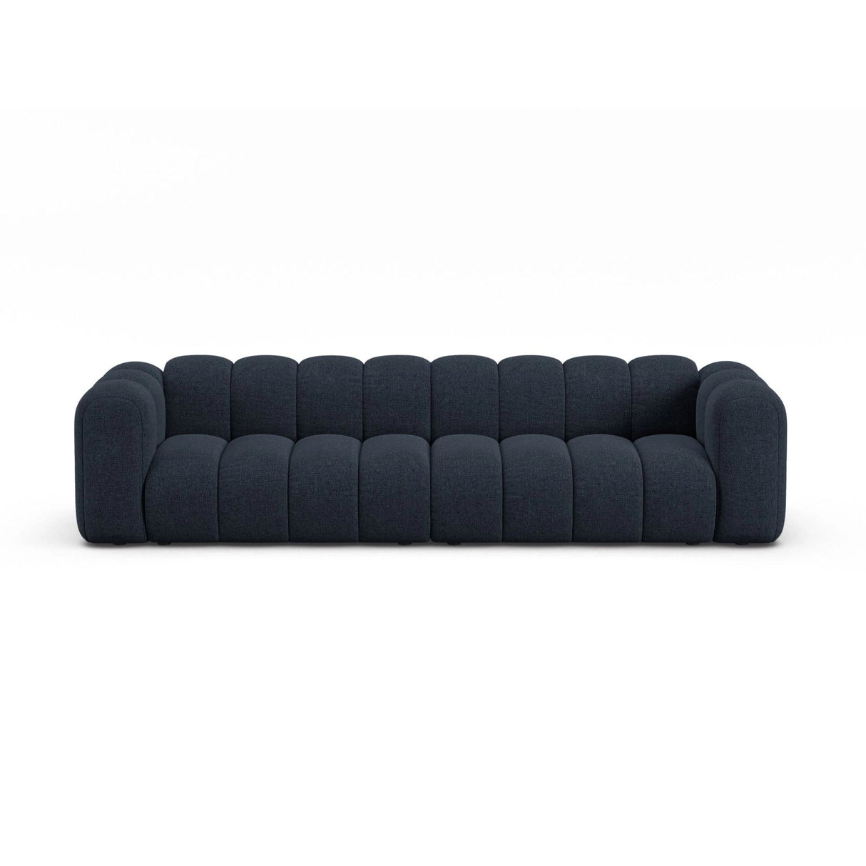 Lupine Modulares 4-Sitzer Sofa aus Chenille in Marineblau (Eden 16 Deep Blue), 290x95x70 cm von Micadoni – Bild 1