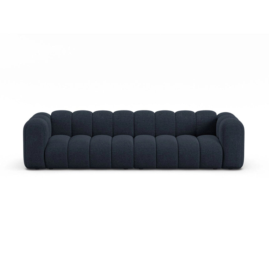 Lupine Modulares 4-Sitzer Sofa aus Chenille in Marineblau (Eden 16 Deep Blue), 290x95x70 cm von Micadoni – Bild 1