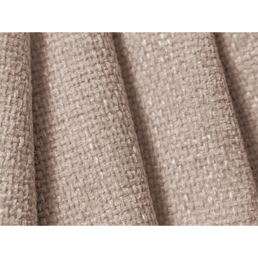 Lupine Pouf aus Chenille in Dunkelbeige (Eden 4 Beige), 92x95 cm von Micadoni – Bild 5