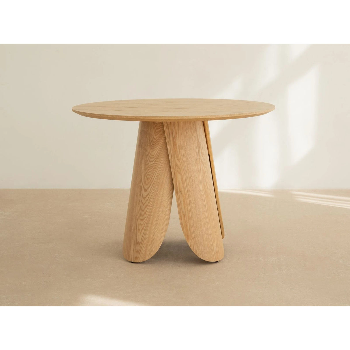 Mares Esstisch mit Eschenfurnier, 100x100x75 cm von Micadoni – Produktbild 3