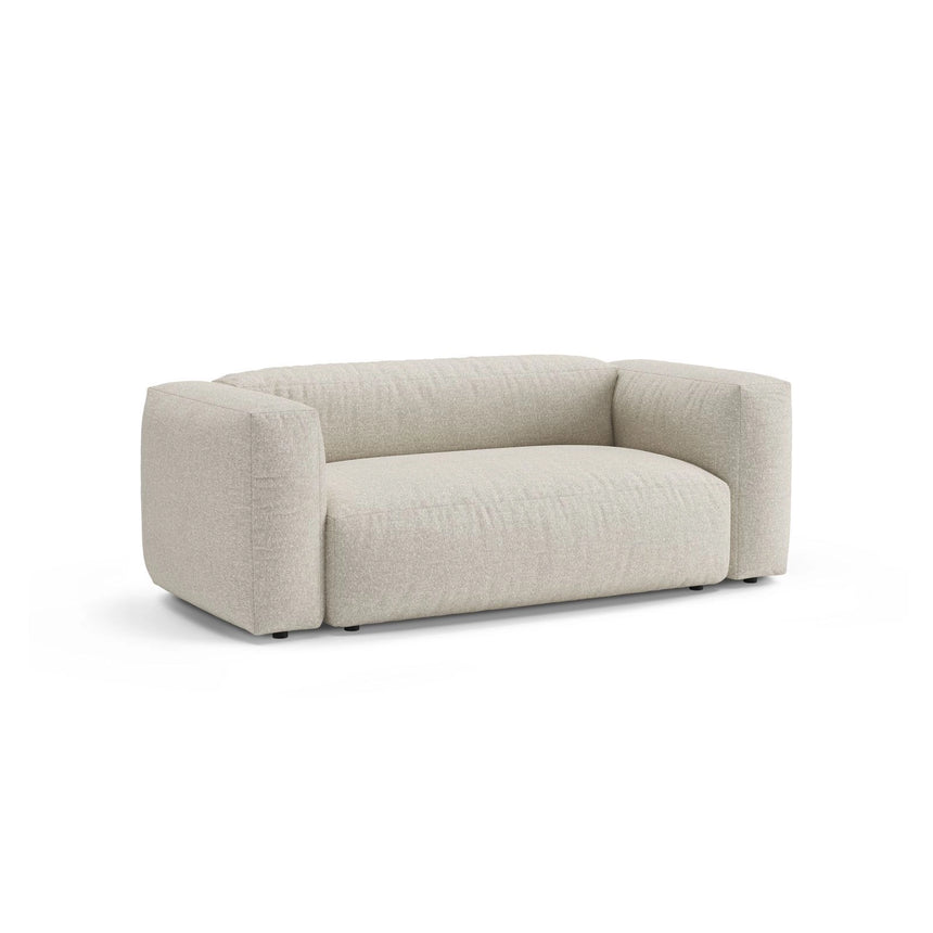 Martina 2-Sitzer Sofa aus Boucle in Beige (Monet Sand), 200x106 cm von Micadoni – Bild 4