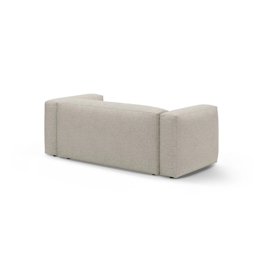 Martina 2-Sitzer Sofa aus Boucle in Beige (Monet Sand), 200x106 cm von Micadoni – Bild 5