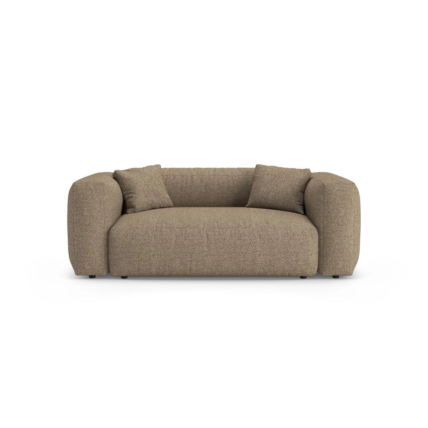 Martina 2-Sitzer Sofa aus Boucle in Cappuccino (Monet Cappucino), 200x106 cm von Micadoni – Bild 1