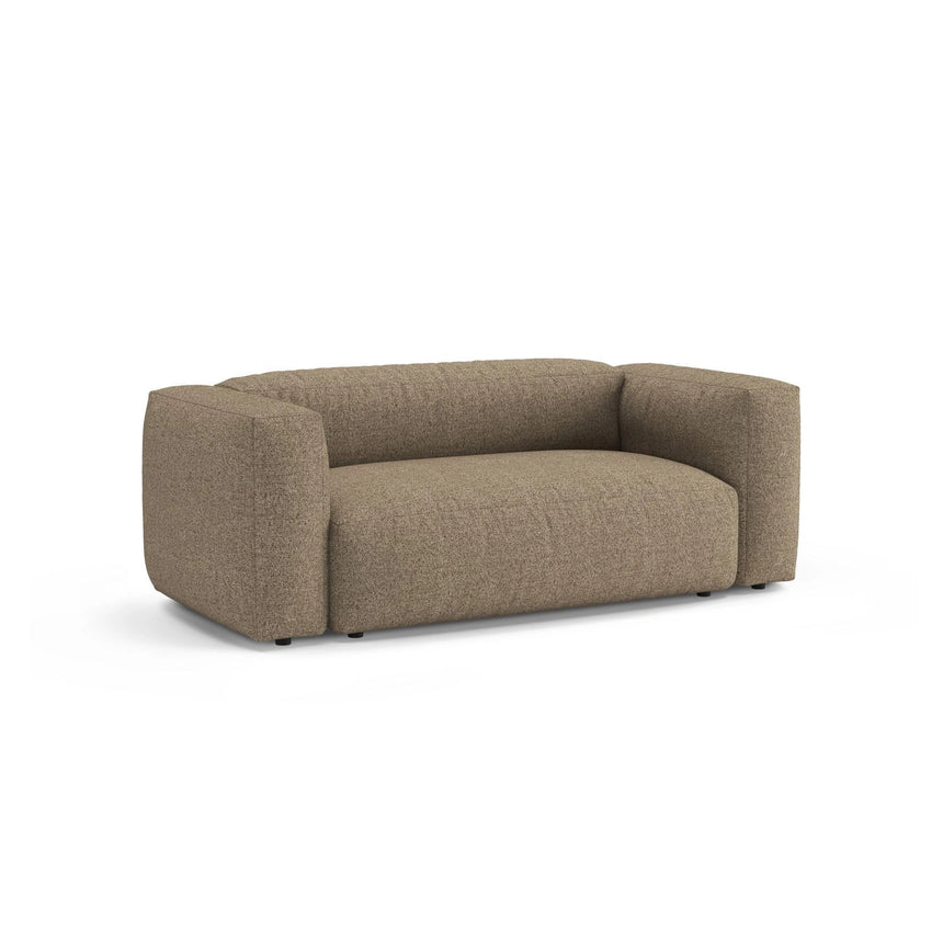 Martina 2-Sitzer Sofa aus Boucle in Cappuccino (Monet Cappucino), 200x106 cm von Micadoni – Bild 4