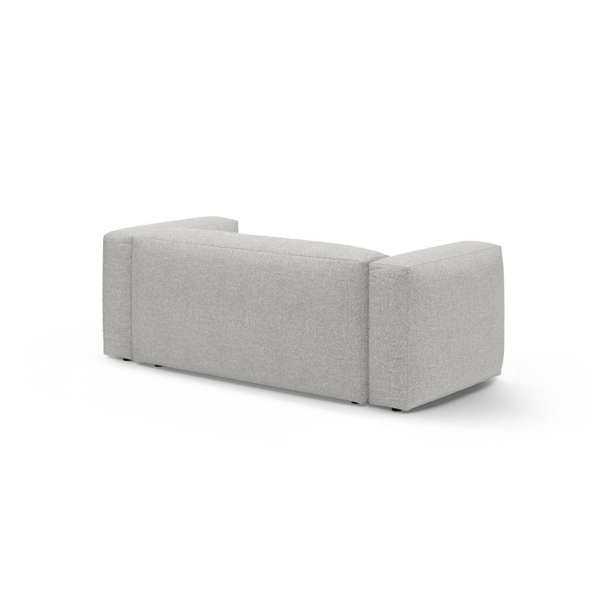 Martina 2-Sitzer Sofa aus Boucle in Grey Beige Melange (Monet Pearl), 200x106 cm von Micadoni – Bild 5