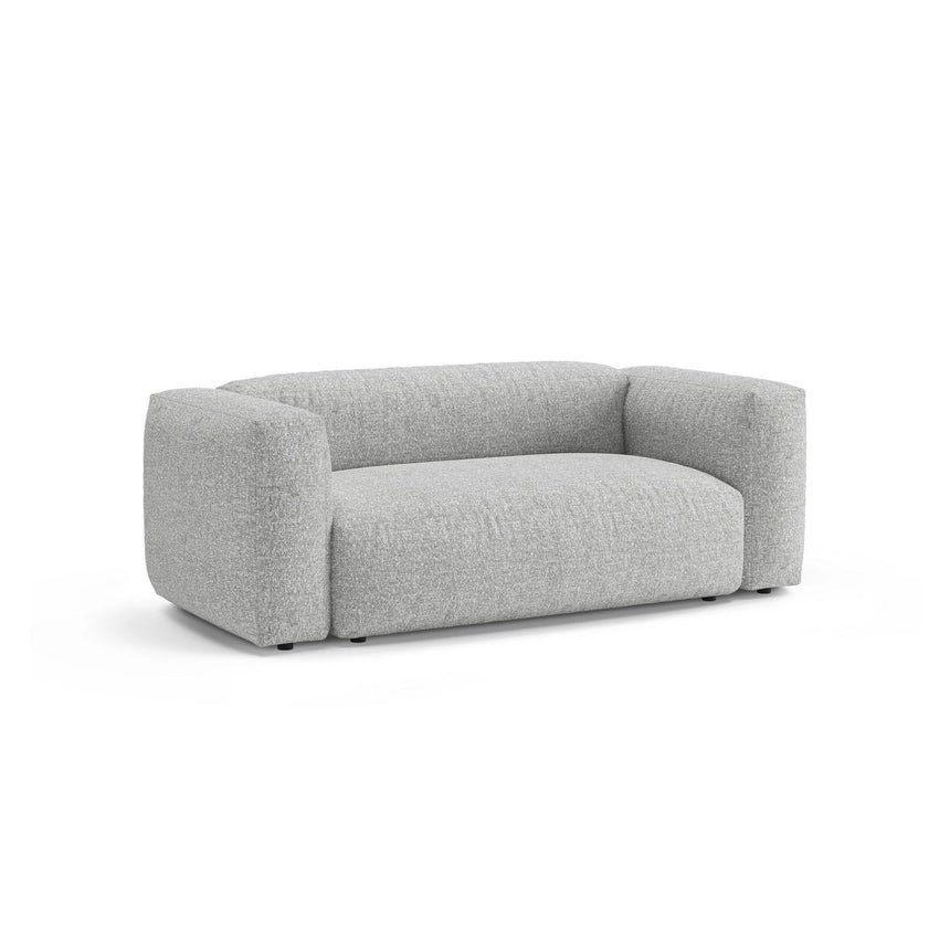 Martina 2-Sitzer Sofa aus Boucle in Silber (Monet Silver), 200x106 cm von Micadoni – Bild 4
