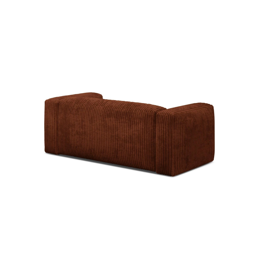 Martina 2-Sitzer Sofa aus Cord in Ziegel (Tilia 52), 200x106 cm von Micadoni – Bild 5