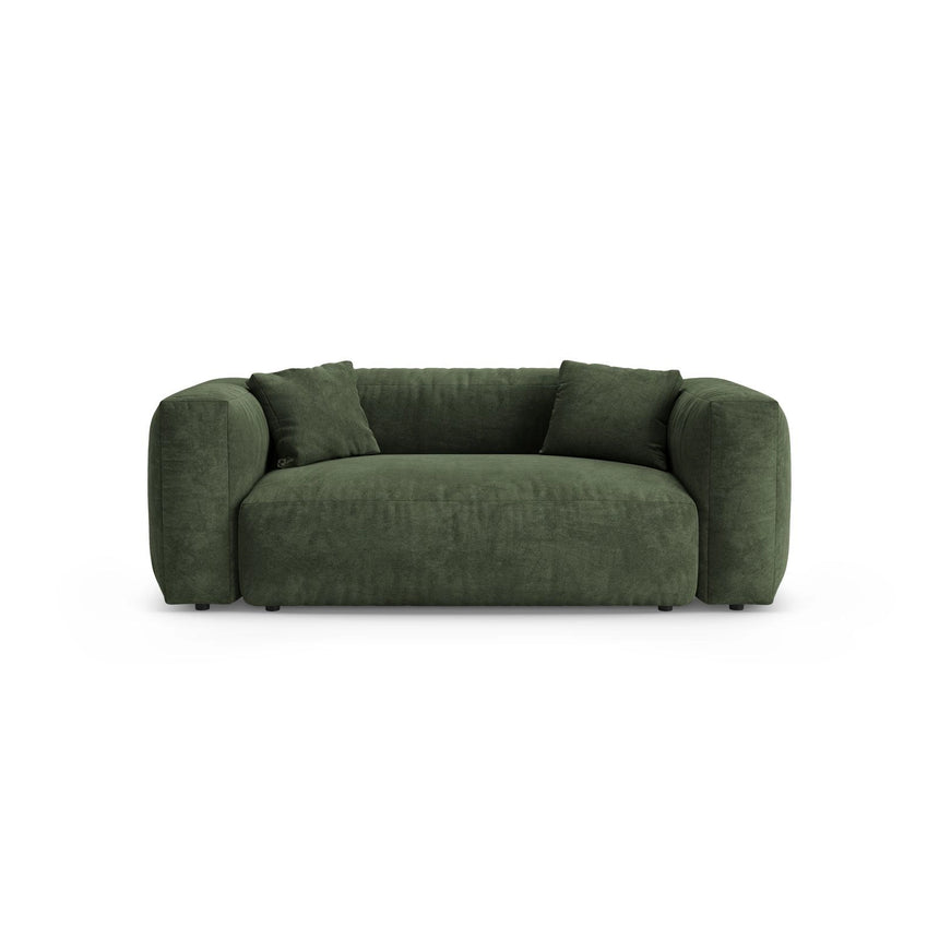 Martina 2-Sitzer Sofa aus Samt in Grün (Vogue 11), 200x106 cm von Micadoni – Bild 1