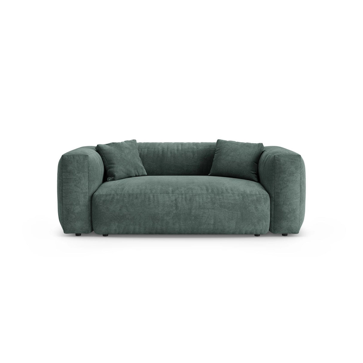 Martina 2-Sitzer Sofa aus Samt in Petrol (Vogue 12), 200x106 cm von Micadoni – Bild 1