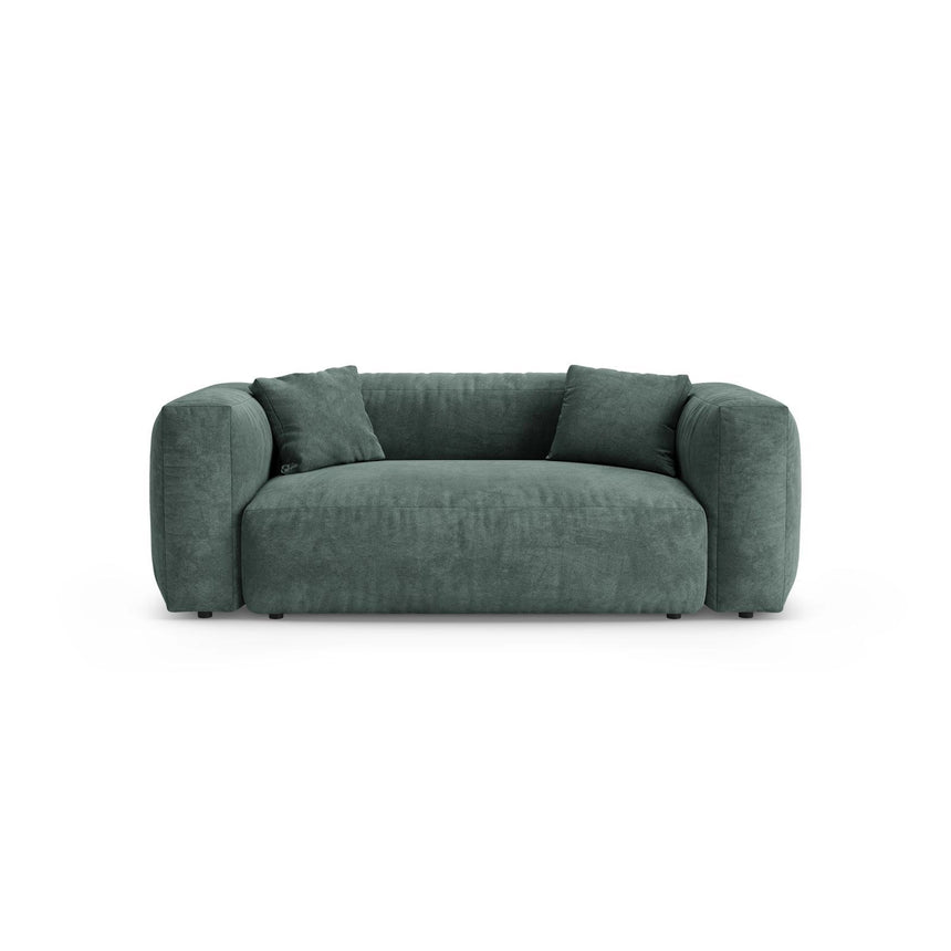 Martina 2-Sitzer Sofa aus Samt in Petrol (Vogue 12), 200x106 cm von Micadoni – Bild 1