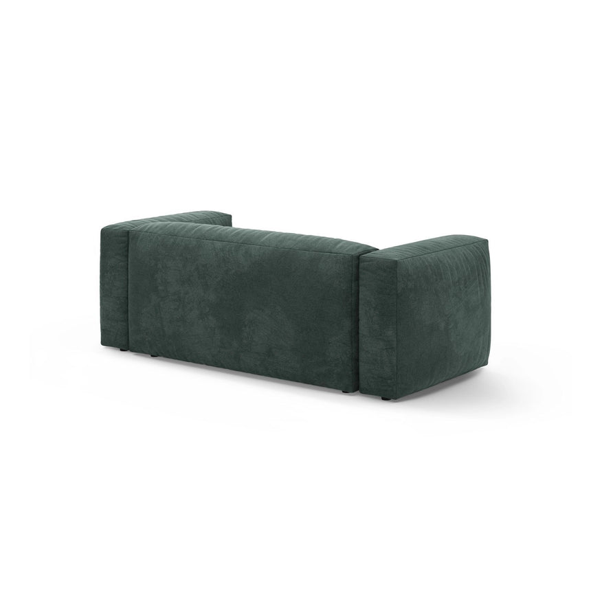 Martina 2-Sitzer Sofa aus Samt in Petrol (Vogue 12), 200x106 cm von Micadoni – Bild 5