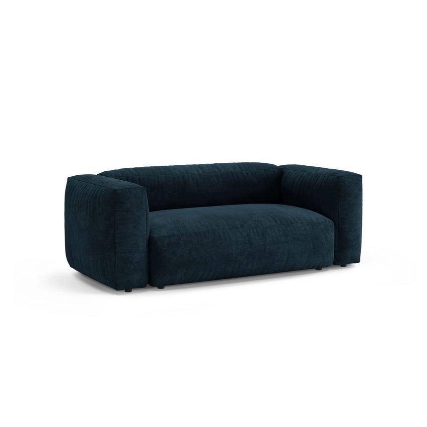 Martina 2-Sitzer Sofa aus Samt in Tiefes Petrol (Vogue 13), 200x106 cm von Micadoni – Bild 4