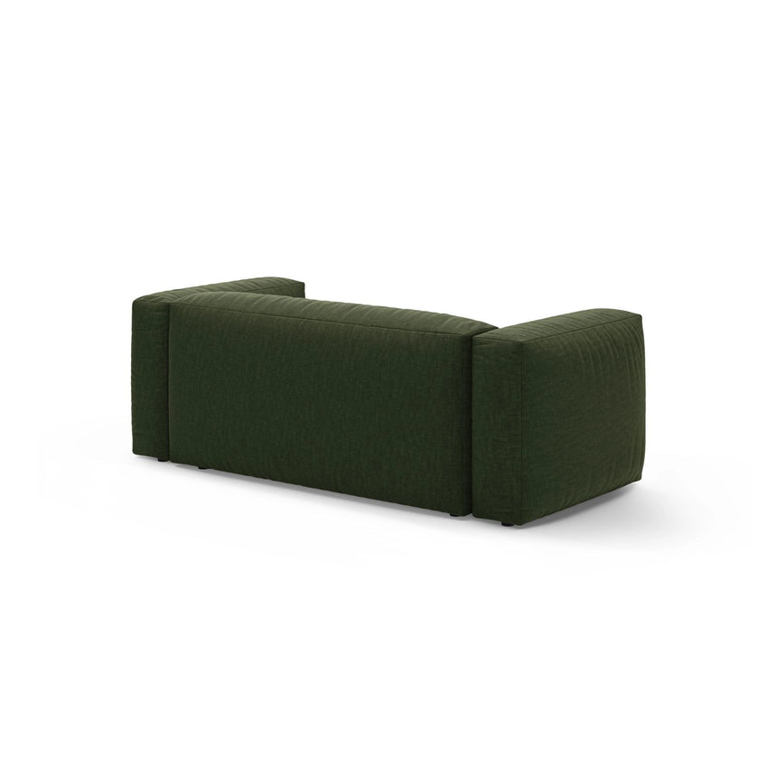 Martina 2-Sitzer Sofa aus Strukturierter Stoff in Grün (Boston Forest), 200x106 cm von Micadoni – Bild 4