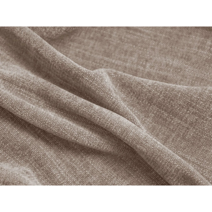 Martina Modulares Panoramasofa, Linke Seite, Sitztiefe 90 cm, aus Strukturierter Stoff in Dunkelbeige (Boston Trufa), 420x330 cm von Micadoni – Bild 6