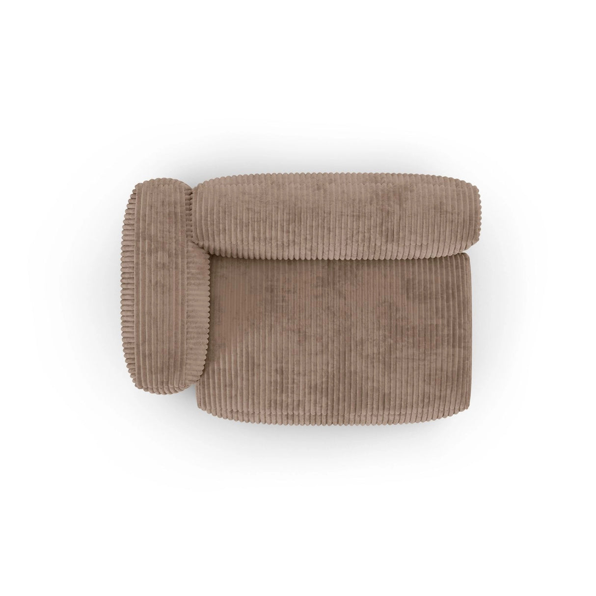 Martina Modulares Sofa Sitzelement, Linke Seite, Sitztiefe 90 cm, aus Cord in Acorn (Tilia 17), 160x120 cm von Micadoni – Bild 5