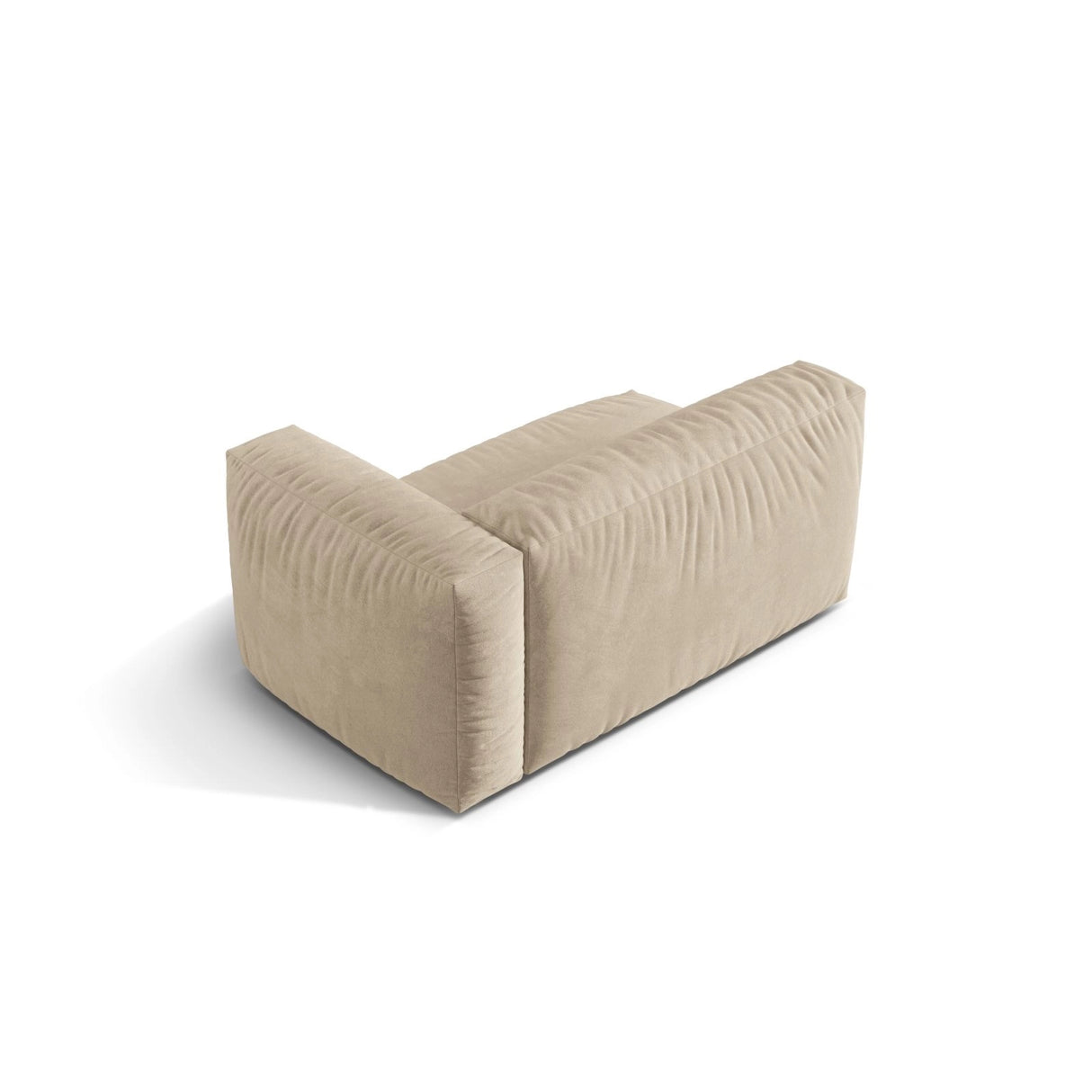 Martina Modulares Sofa Sitzelement, Rechte Seite, Sitztiefe 76 cm, aus Samt, Cord, Boucle oder Strukturstoff, 160x106 cm von Micadoni – Bild 4