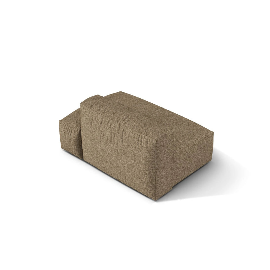 Martina Modulares Sofa Sitzelement, Rechte Seite, aus Boucle in Cappuccino (Monet Cappucino), 133x106 cm
von Micadoni – Bild 4