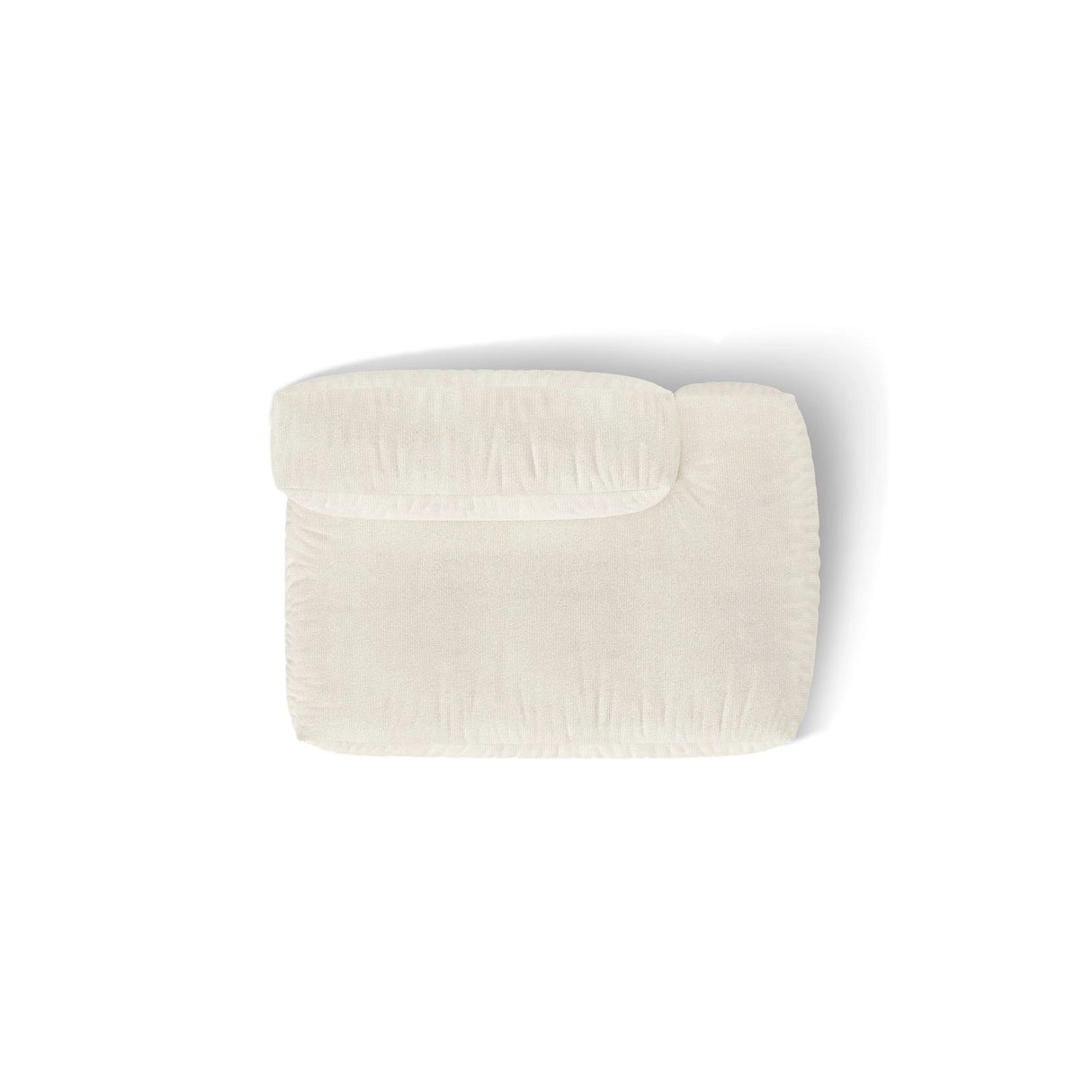 Martina Modulares Sofa Sitzelement, Rechte Seite, aus Boucle in Elfenbein (Monet Nata), 133x106 cm
von Micadoni – Bild 5