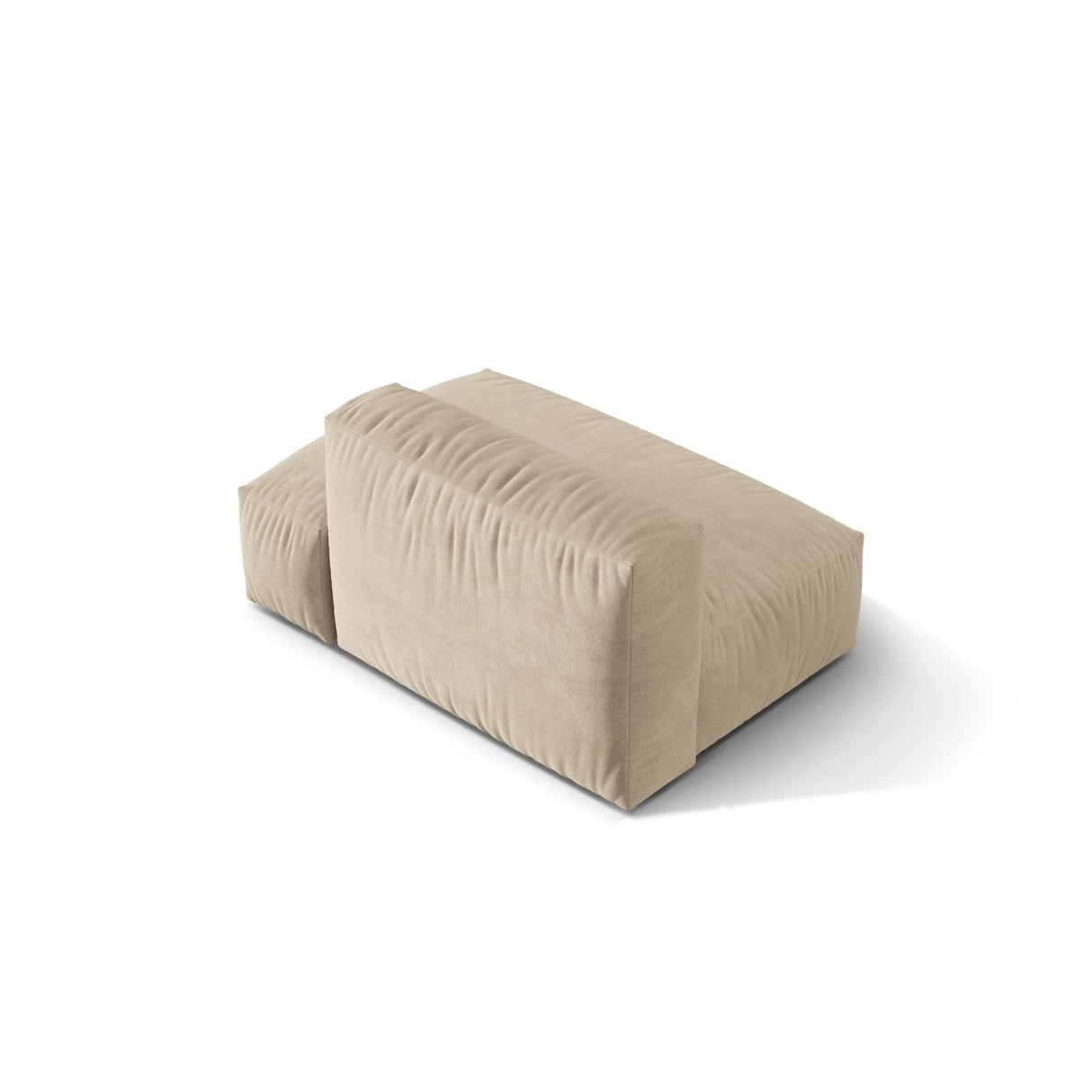 Martina Modulares Sofa Sitzelement, Rechte Seite, aus Samt, Cord, Boucle oder Strukturstoff, 133x106 cm von Micadoni – Bild 4