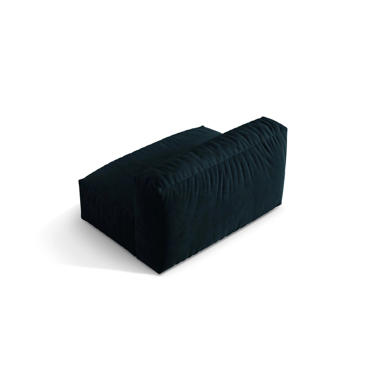 Martina Modulares Sofa Sitzelement, Sitztiefe 76 cm, aus Samt in Deep Petrol (Vogue 13), 132x106 cm von Micadoni – Bild 4