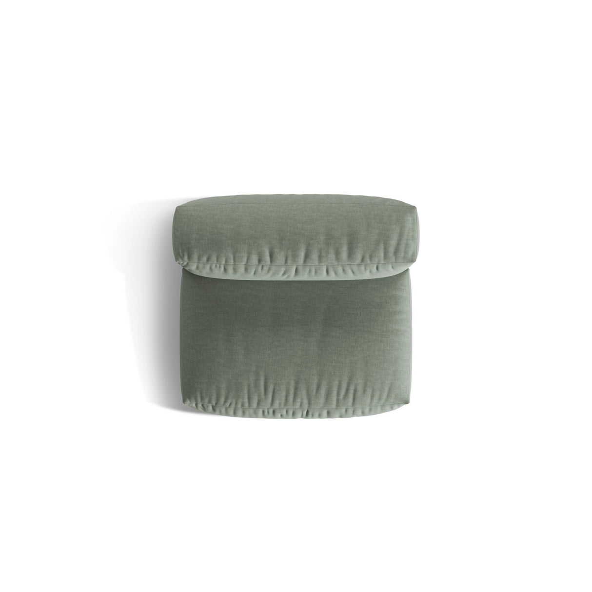 Martina Modulares Sofa Sitzelement, Sitztiefe 76 cm, aus Strukturierter Stoff in Moosgrün (Boston Water Green), 106x90 cm von Micadoni – Bild 5