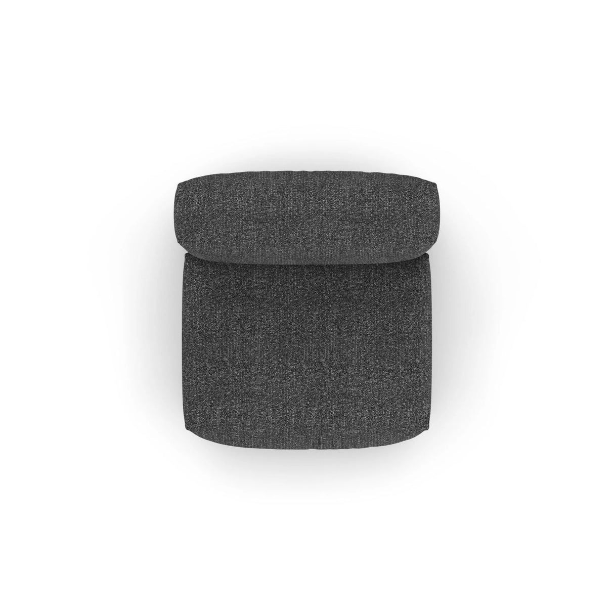 Martina Modulares Sofa Sitzelement, Sitztiefe 90 cm, aus Boucle in Anthrazit (Monet Anthracite), 120x90 cm von Micadoni – Bild 5