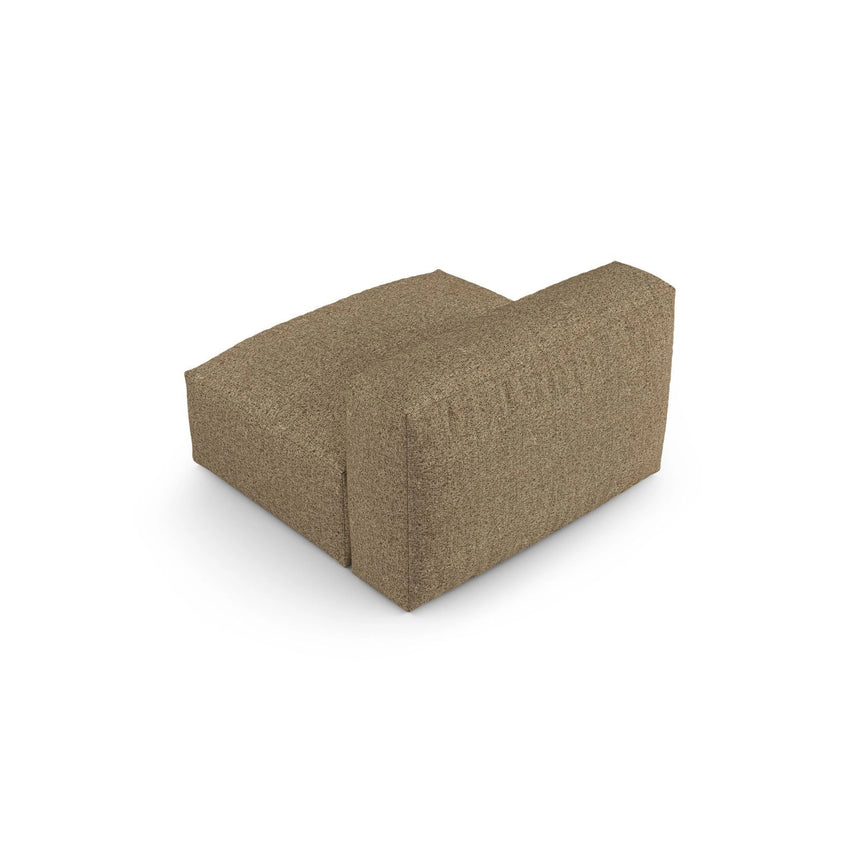 Martina Modulares Sofa Sitzelement, Sitztiefe 90 cm, aus Boucle in Cappuccino (Monet Cappucino), 120x90 cm von Micadoni – Bild 4