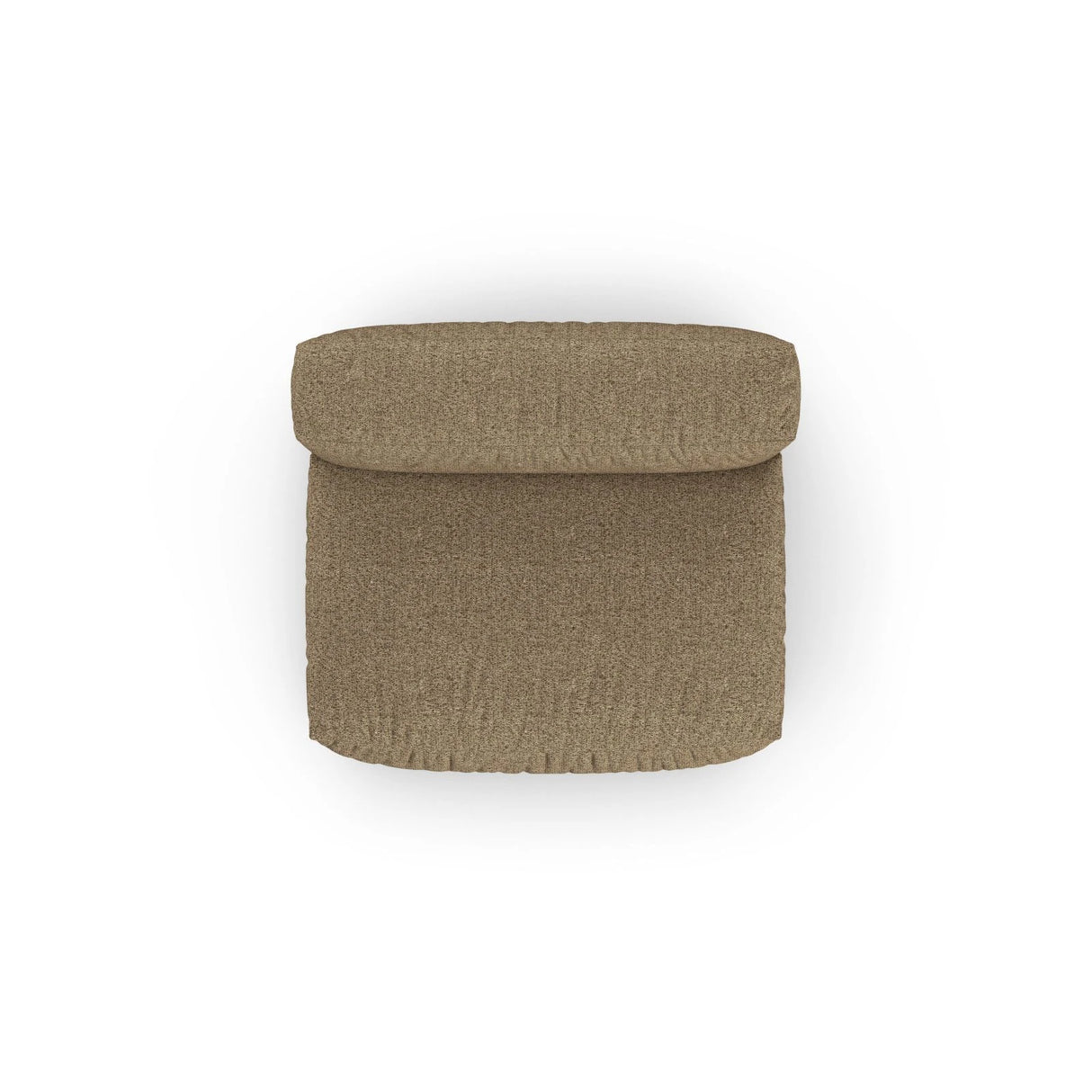 Martina Modulares Sofa Sitzelement, Sitztiefe 90 cm, aus Boucle in Cappuccino (Monet Cappucino), 132x120 cm von Micadoni – Bild 5