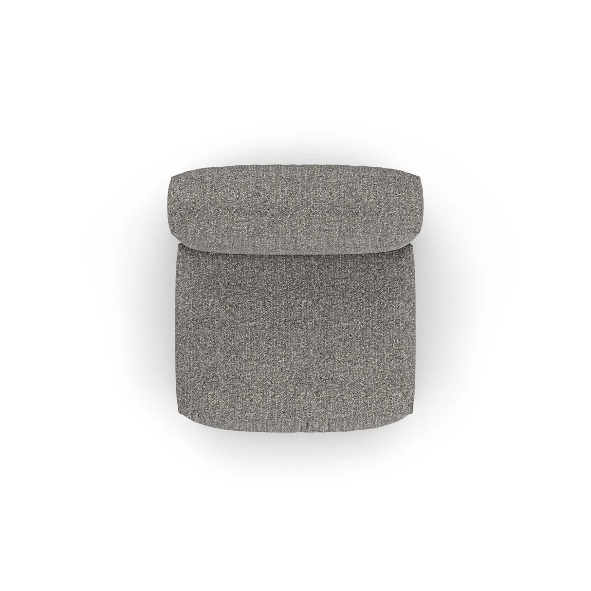 Martina Modulares Sofa Sitzelement, Sitztiefe 90 cm, aus Boucle in Graphit (Monet Graphite), 120x90 cm von Micadoni – Bild 5