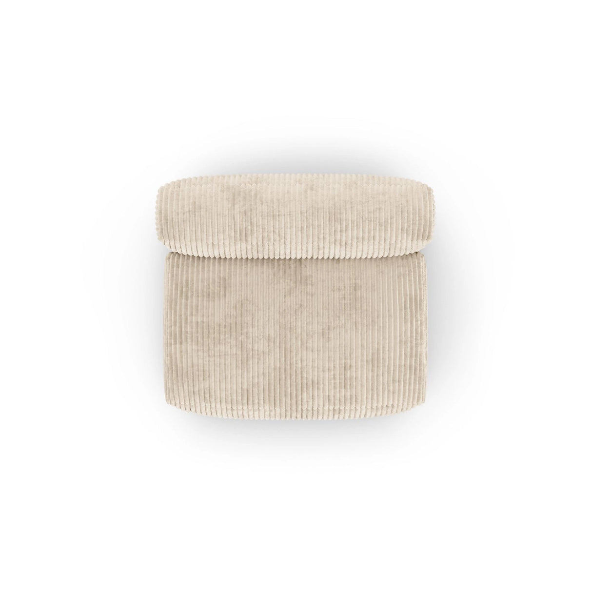 Martina Modulares Sofa Sitzelement, Sitztiefe 90 cm, aus Cord in Leichtes Beige (Tilia 03), 132x120 cm von Micadoni – Bild 5