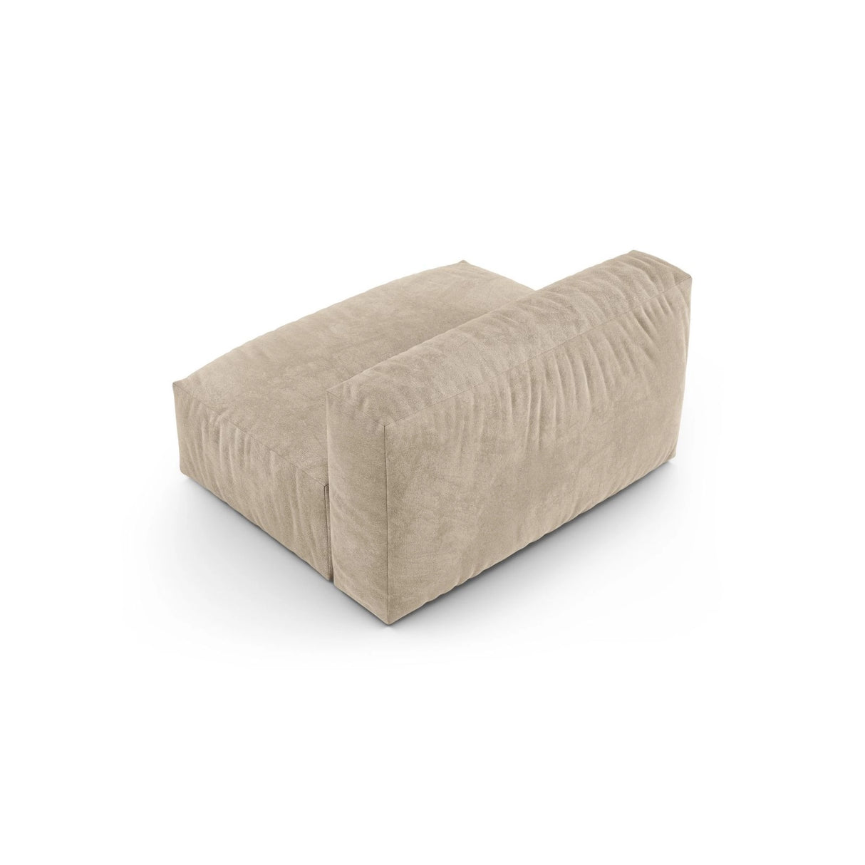 Martina Modulares Sofa Sitzelement, Sitztiefe 90 cm, aus Samt, Cord, Boucle oder Strukturstoff, 132x120 cm von Micadoni – Bild 4