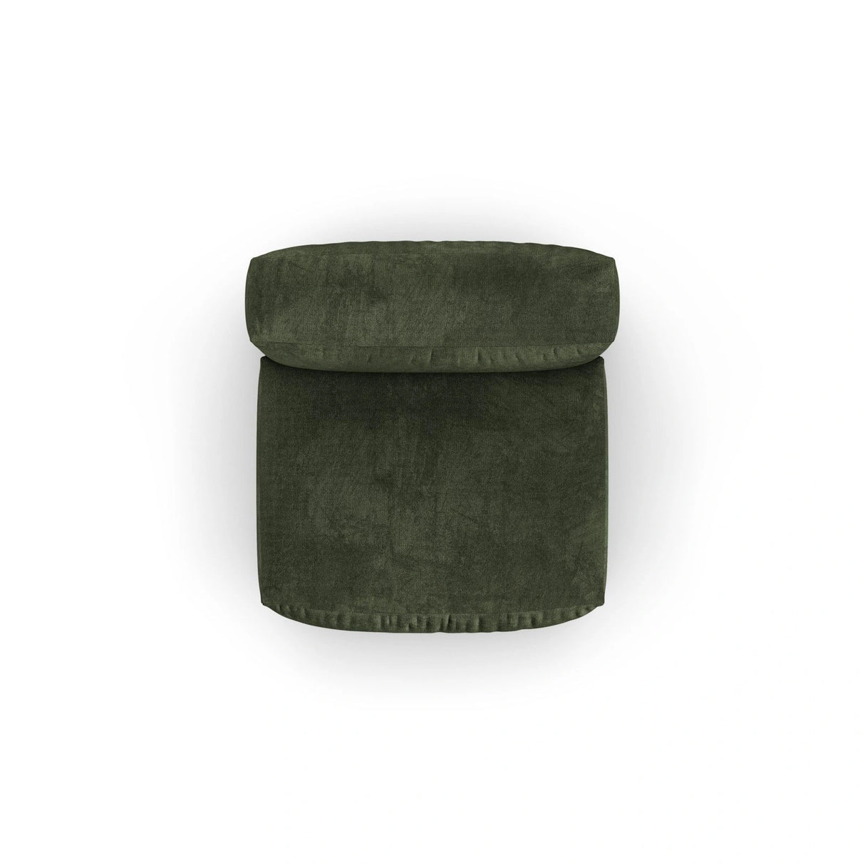Martina Modulares Sofa Sitzelement, Sitztiefe 90 cm, aus Samt in Grün (Vogue 11), 120x90 cm von Micadoni – Bild 5