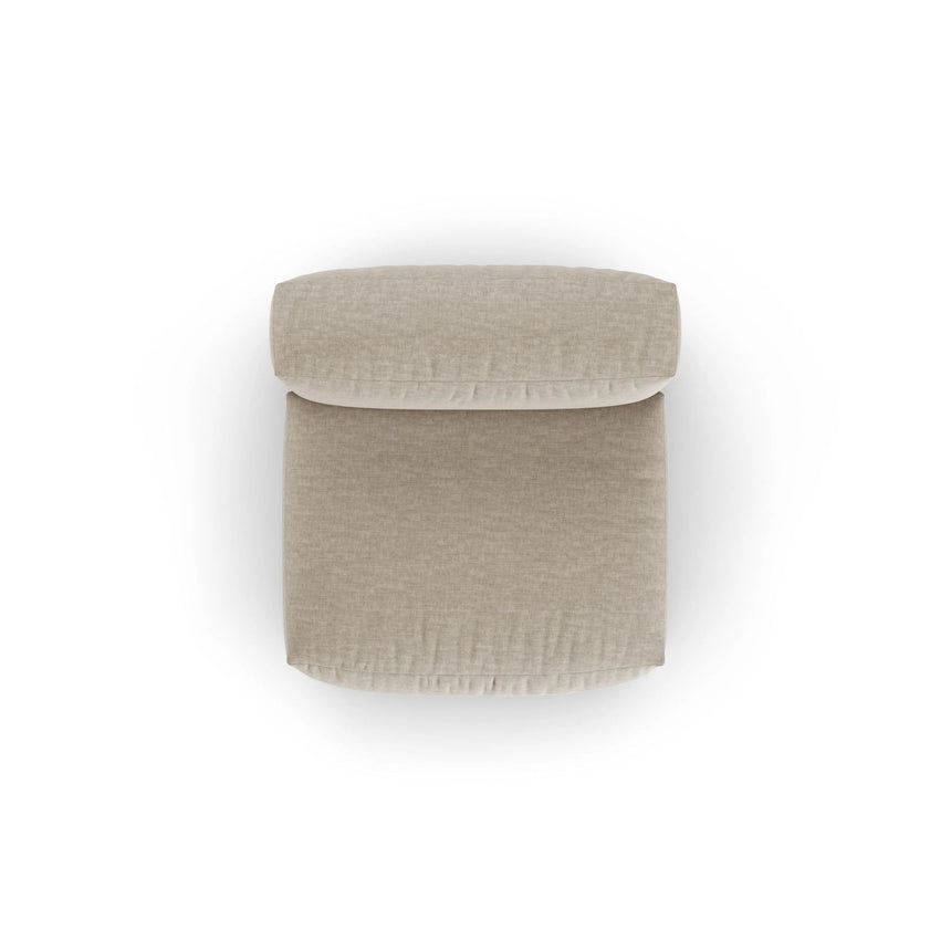 Martina Modulares Sofa Sitzelement, Sitztiefe 90 cm, aus Strukturierter Stoff in Leichtes Beige (Boston Toffee), 120x90 cm von Micadoni – Bild 5