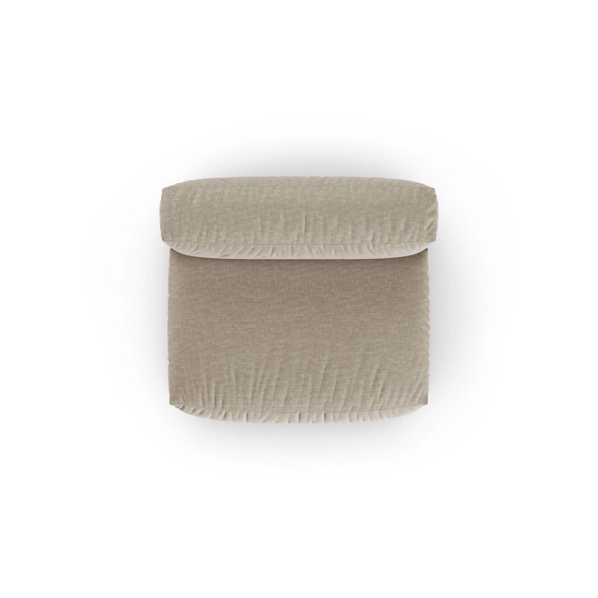 Martina Modulares Sofa Sitzelement, Sitztiefe 90 cm, aus Strukturierter Stoff in Leichtes Beige (Boston Toffee), 132x120 cm von Micadoni – Bild 5