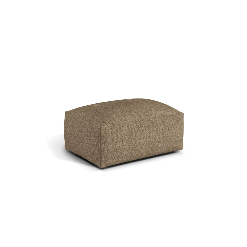 Martina Pouf aus Boucle in Cappuccino (Monet Cappucino), 95x65 cm von Micadoni – Bild 3