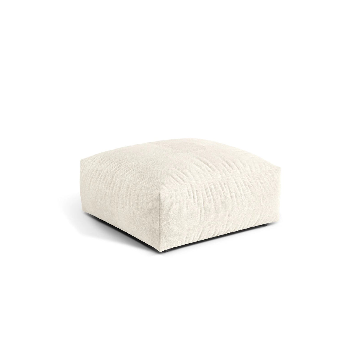 Martina Pouf aus Boucle in Elfenbein (Monet Nata), 106x106 cm von Micadoni – Bild 3