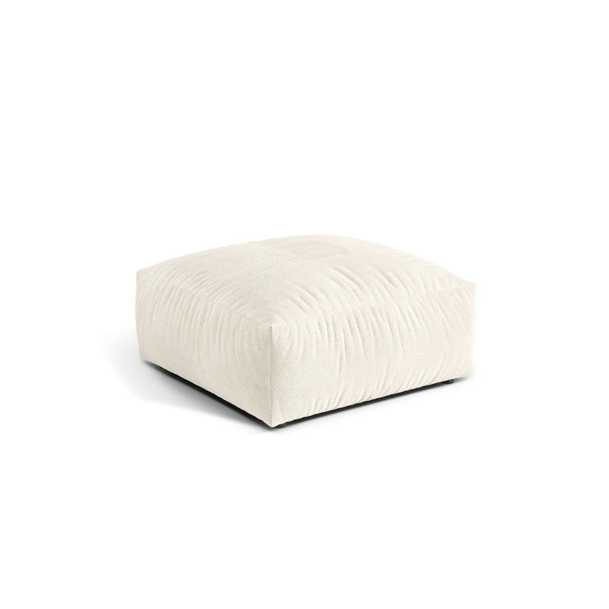Martina Pouf aus Boucle in Elfenbein (Monet Nata), 106x106 cm von Micadoni – Bild 3