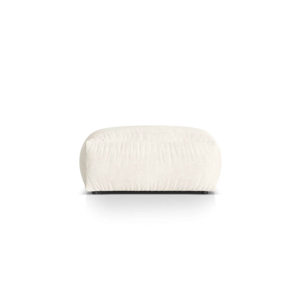 Martina Pouf aus Boucle in Elfenbein (Monet Nata), 95x65 cm von Micadoni – Bild 1