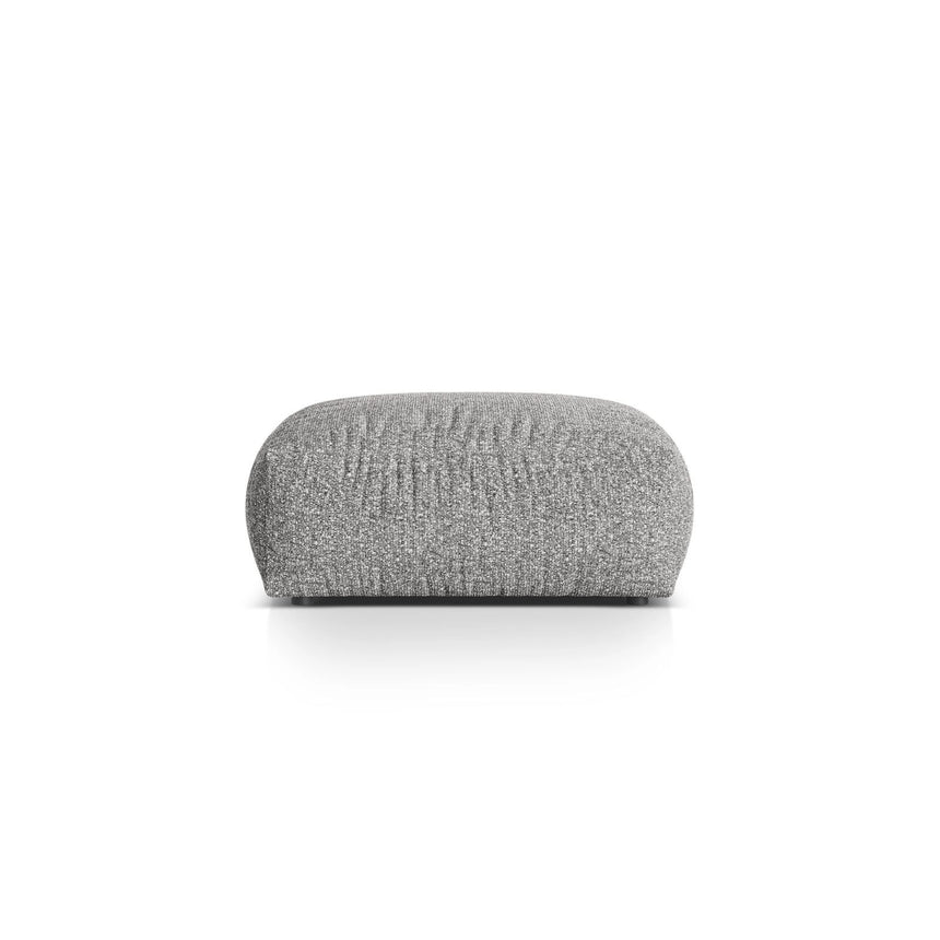 Martina Pouf aus Boucle in Graphit (Monet Graphite), 106x106 cm von Micadoni – Bild 1