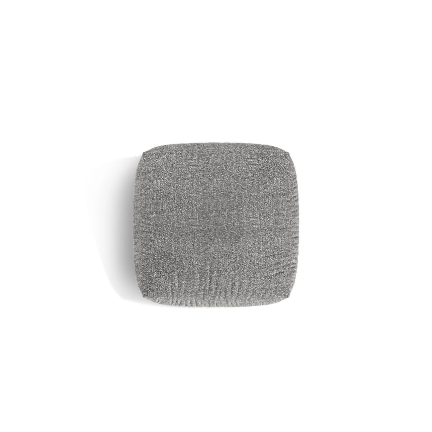 Martina Pouf aus Boucle in Graphit (Monet Graphite), 106x106 cm von Micadoni – Bild 4