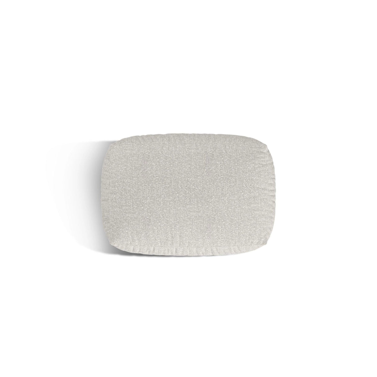 Martina Pouf aus Boucle in Grau Beige meliert (Monet Pearl), 95x65 cm von Micadoni – Bild 4